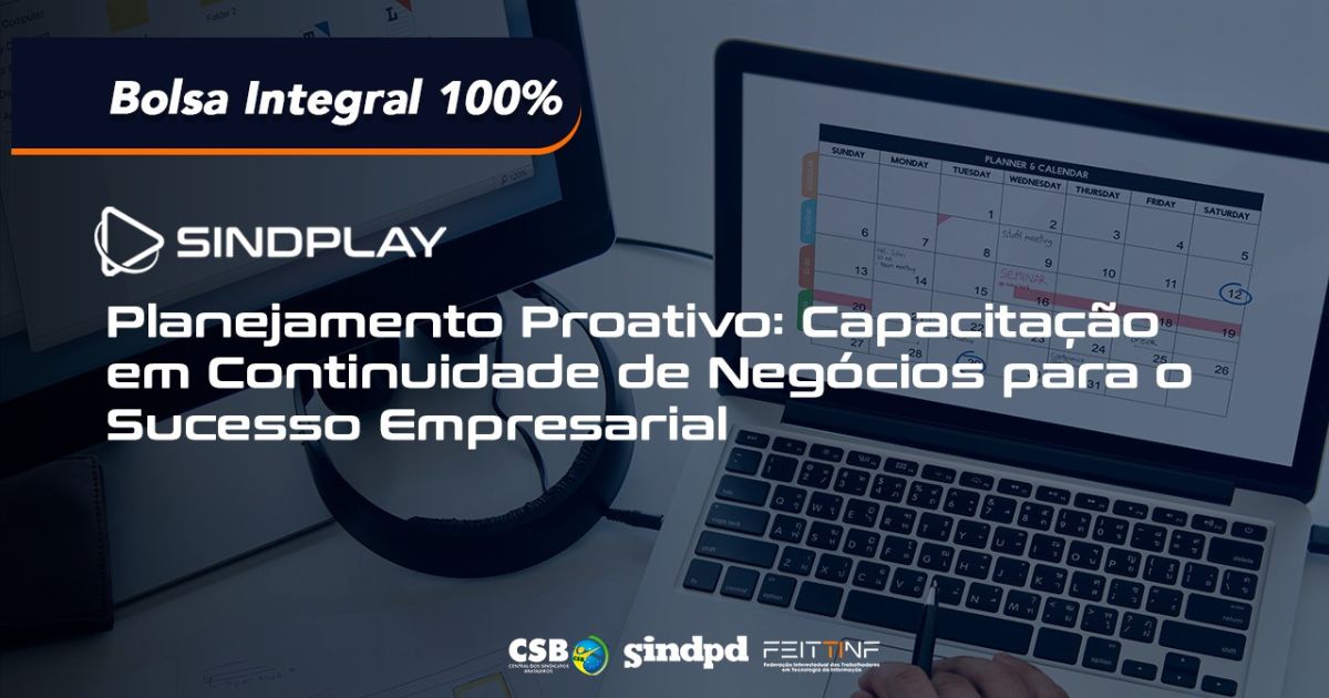 Sindplay lança curso de Planejamento Proativo; saiba mais