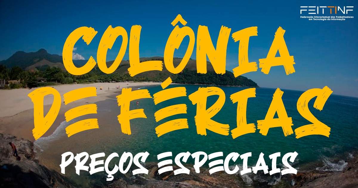 Colônia de Férias em praia paradisíaca de São Paulo