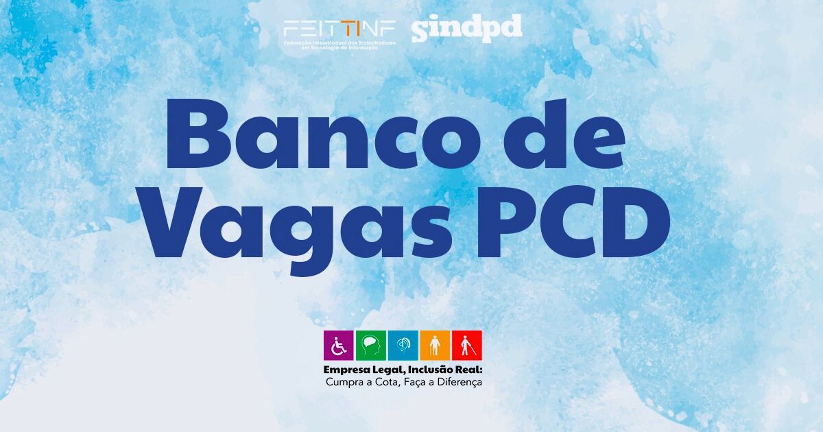 Se inscreva no banco de vagas para PCDs da Feittinf e fique mais perto do emprego