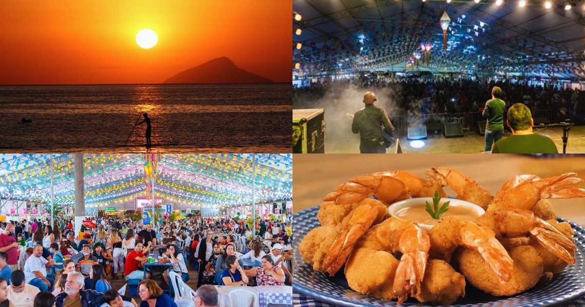 Festivais gastronômicos, shows musicais e arraiá: aproveite as férias de julho na praia!