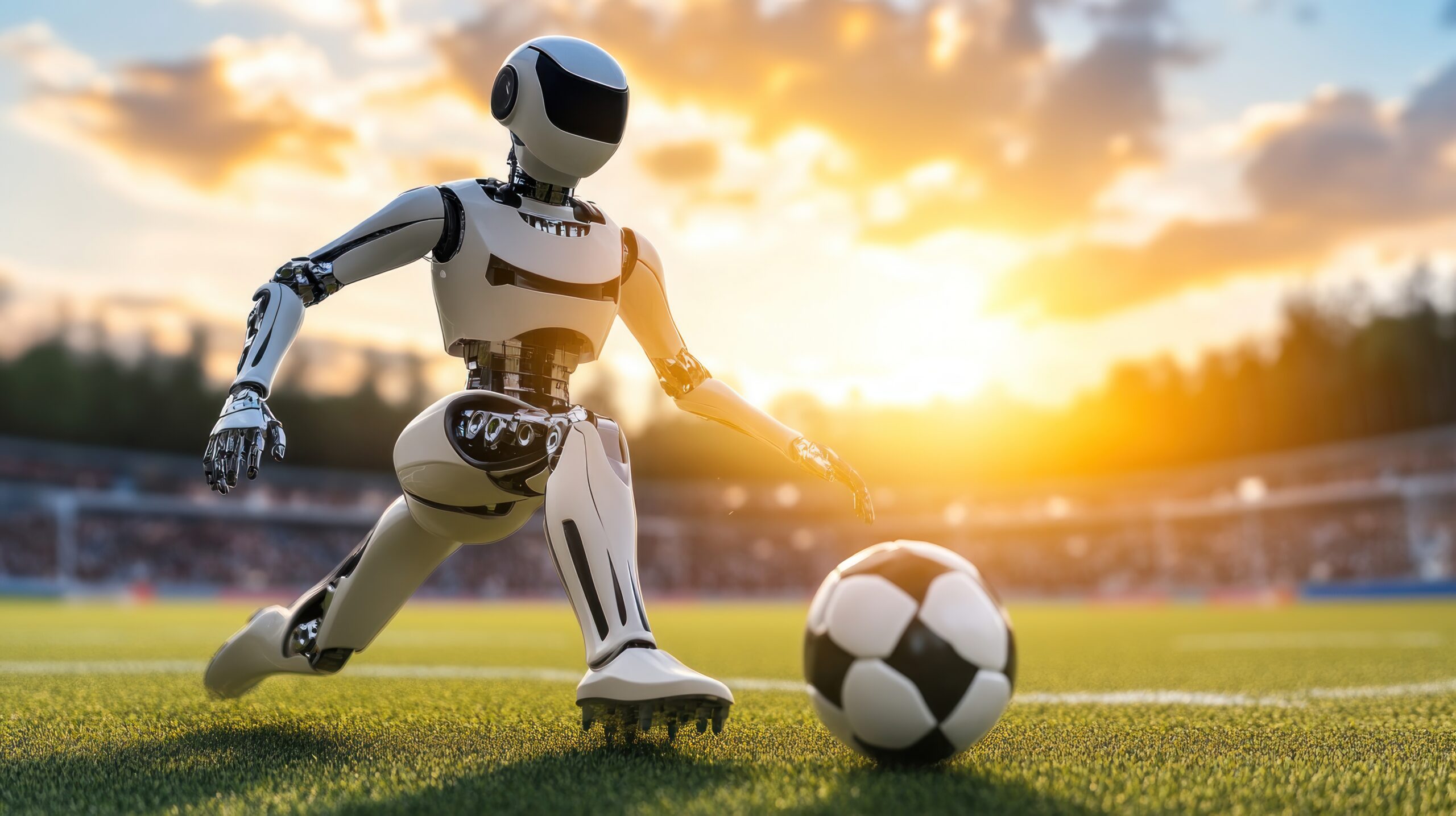Máquina de gols: China estreia liga de futebol com robôs humanoides