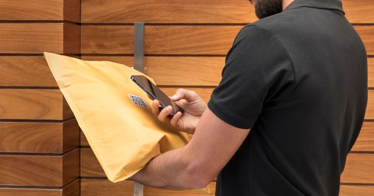 O entregador pode tirar sua foto ao receber uma encomenda?