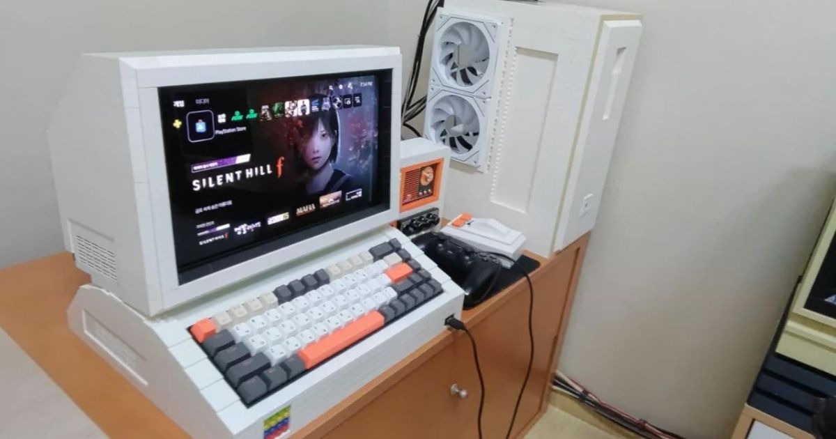 Gamer constrói PC de LEGO com hardware do PS5