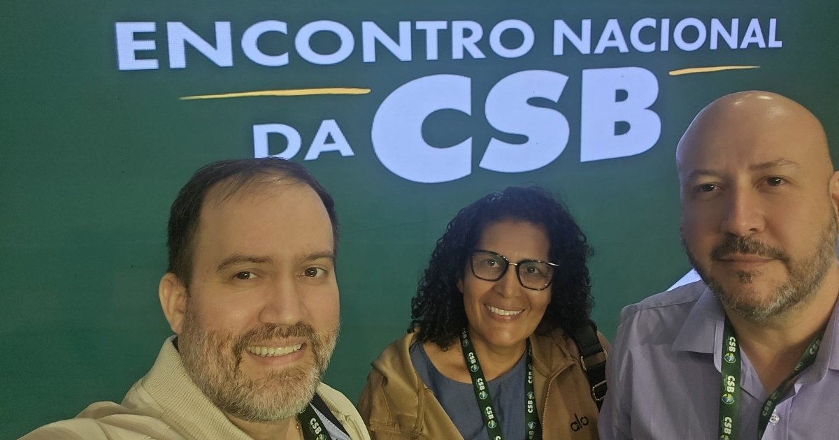 Sindpd-MT marca presença no Encontro Nacional da Central dos Sindicatos Brasileiros