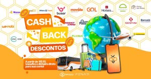 Gol, Hotéis.com, Buser, FlixBus e mais: viaje com descontos e cashback na Bee Fenati!