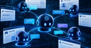 Agentes de IA da OpenAI usaram sites de terceiros como canais improvisados de comunicação